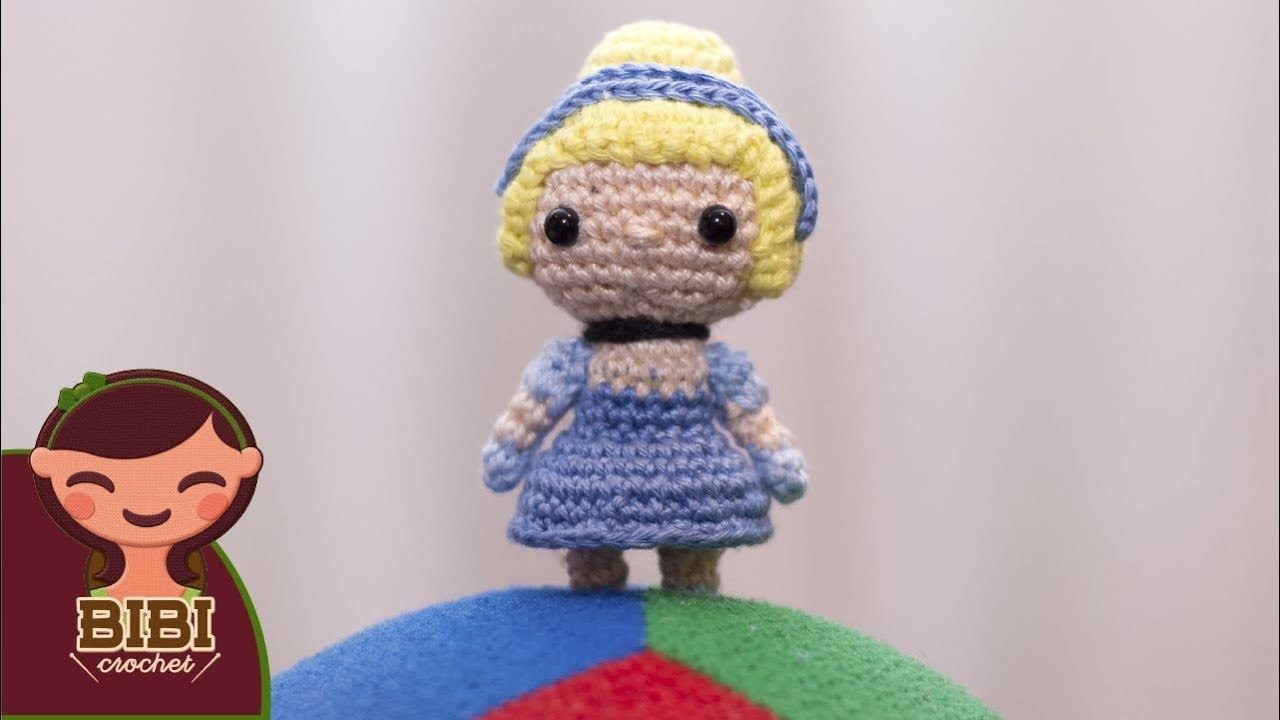 Amigurumi | como hacer la cenicienta en crochet | Bibi Crochet