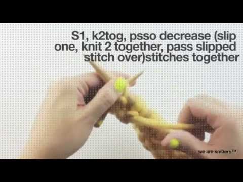 Aprender a tejer disminuciones (parte II) - Cómo tejer