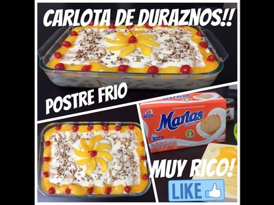 Carlota de duraznos