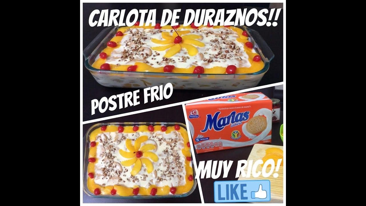 Carlota de duraznos