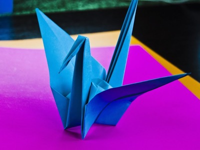 Como hacer una grulla de papel- Papiroflexia origami