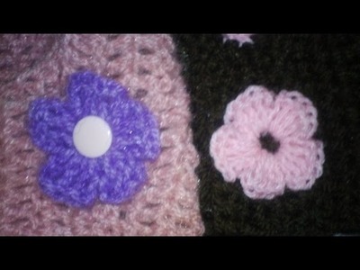 Flor sencilla tejida a crochet para principiantes, vamos intenta hacerla!!!