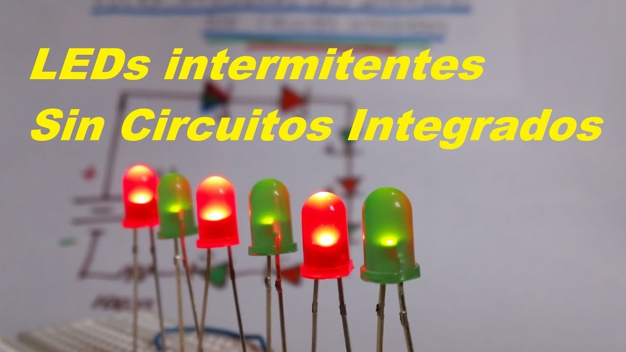 ✅ LEDs Intermitentes Sin Circuito Integrado (Facil de hacer)