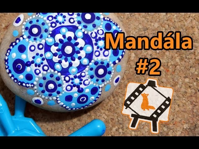 Pintura en piedras. Mandala #2