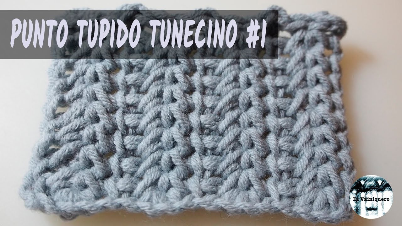 Punto tupido tunecino #1 - Crochet tunecino