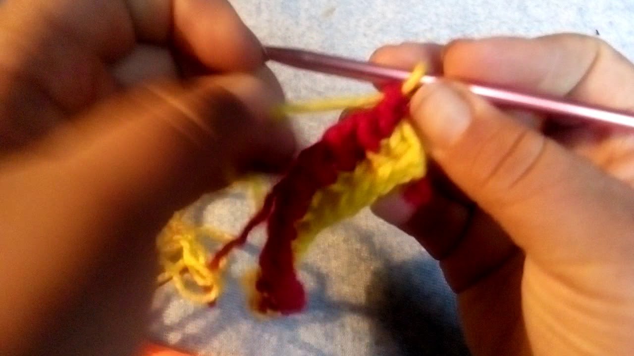 Tuneçino: punto bicolor #4