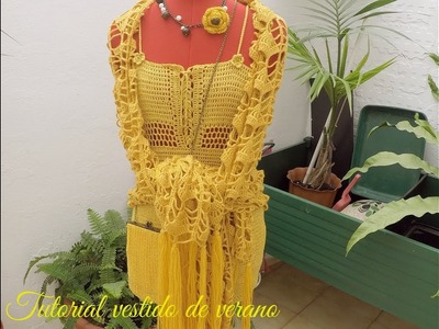 Tutorial vestido de verano a crochet | Tejiendo con Rosita |