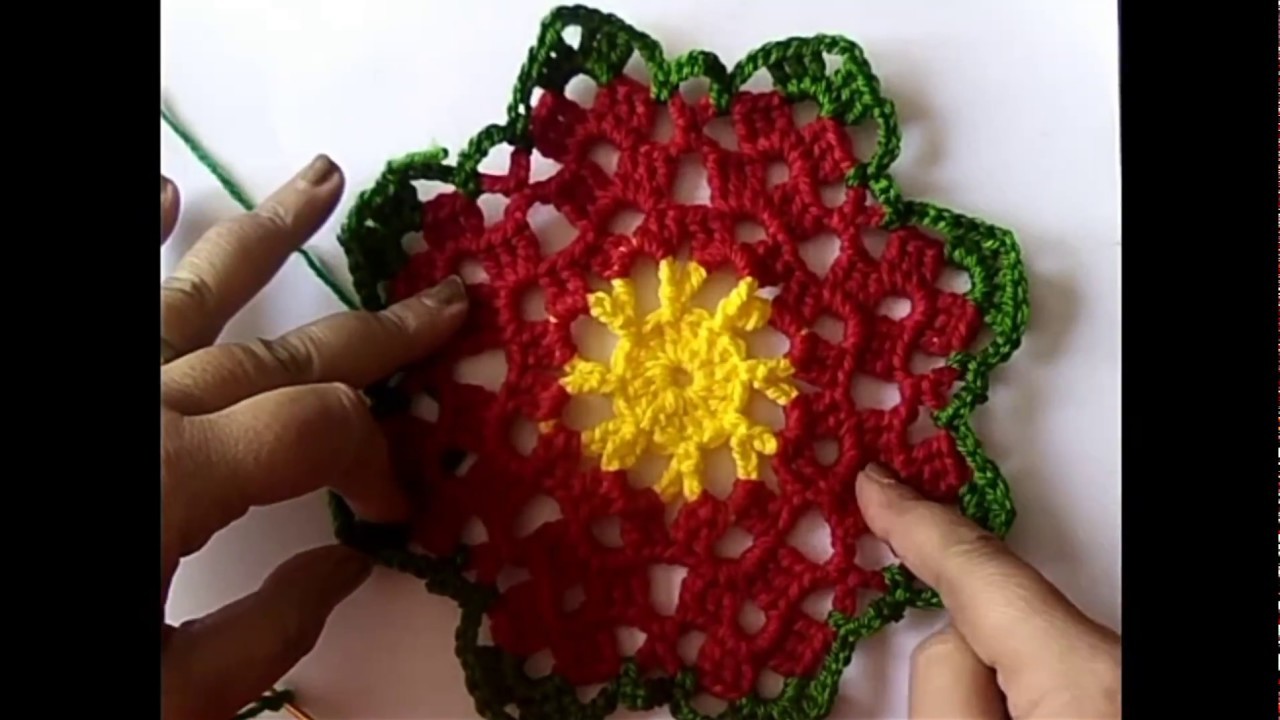 56.- Ideas Navidad, estrella de 8 puntas a crochet (Modelo 2)