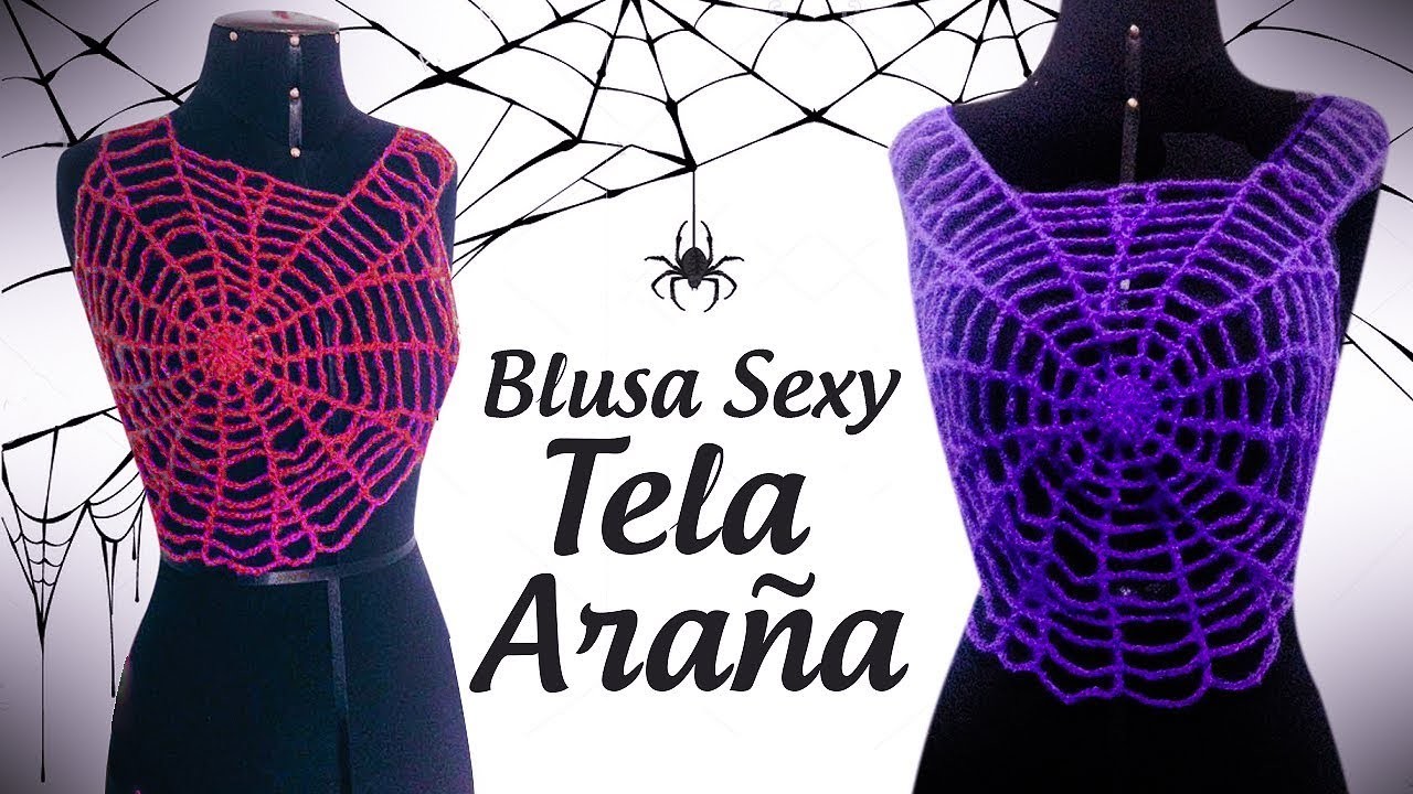 BLUSA SEXY DE HALLOWEEN TIPO TELARAÑA | Canela♥