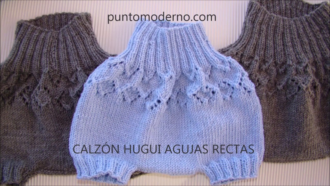 CALZON HUGUI (AGUJAS RECTAS) - ESPAÑOL-ENGLISH PATTERN