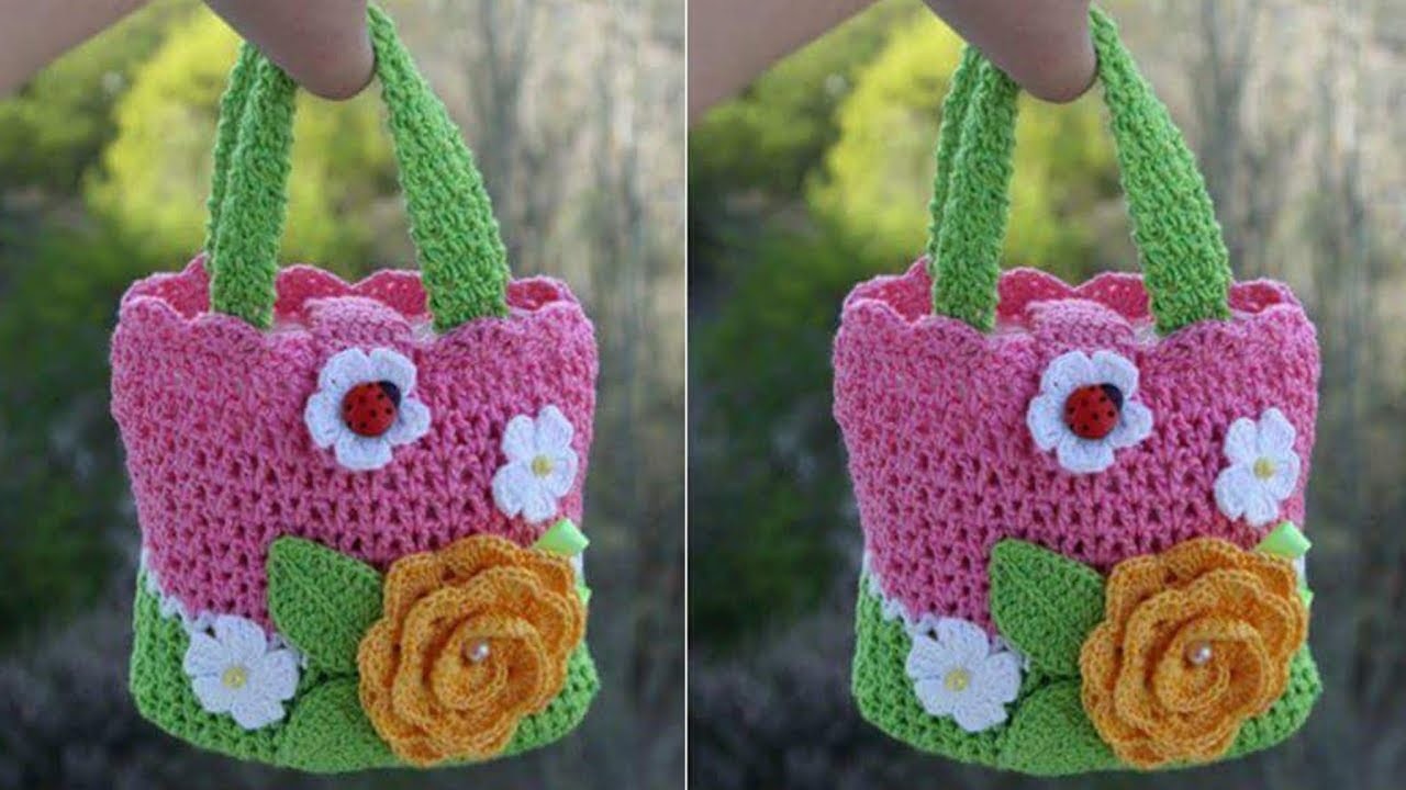 Cartera a Crochet para Niñas