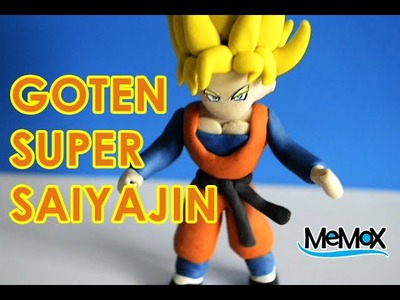 Como hacer a Goten Super Saiyajin.Saiyan.Tutorial.How to make.CLay.Plasticine