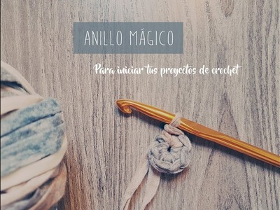 Como hacer anillo magico Crochet