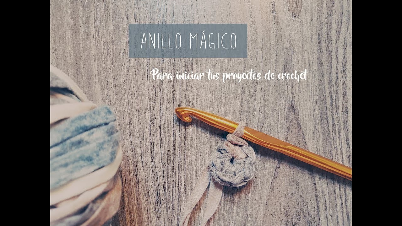 Como hacer anillo magico Crochet