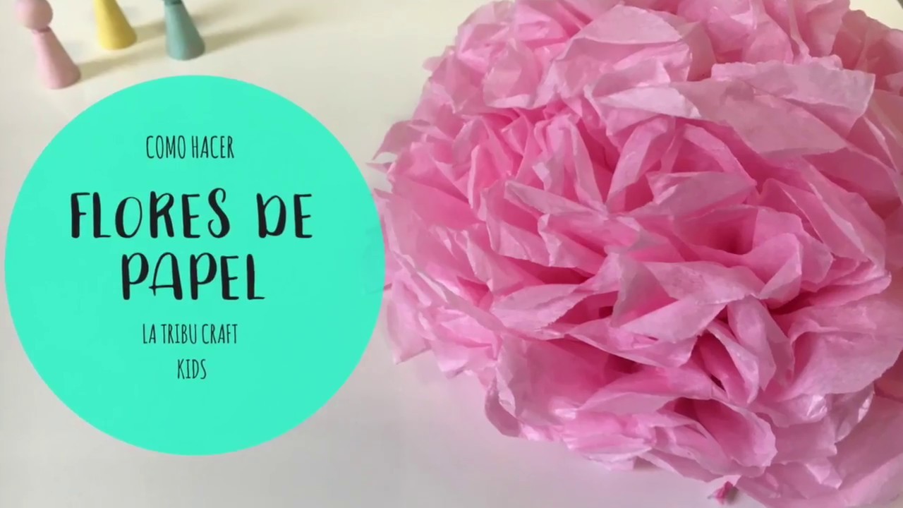 Como hacer flores de papel- La Tribu Craft