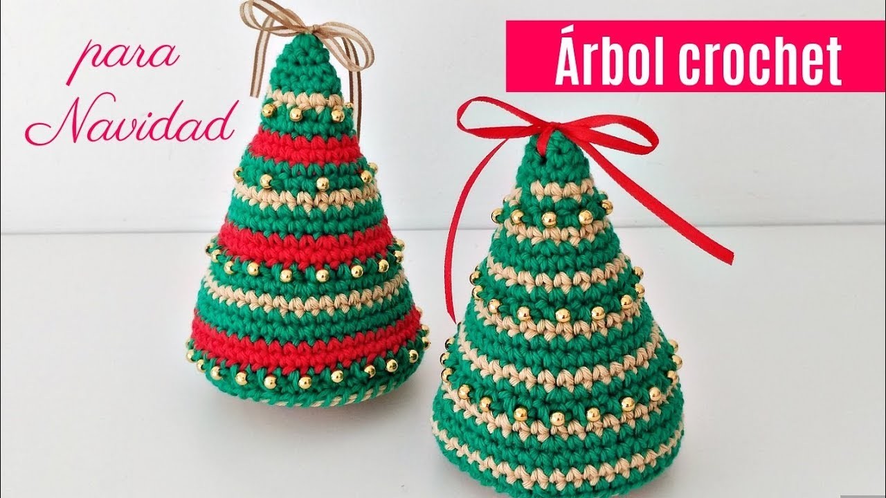 Cómo tejer árbol de navidad a crochet