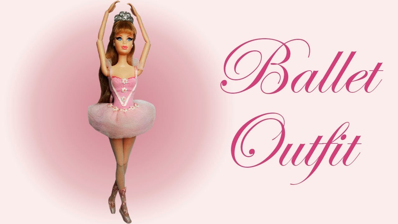 DIY: Doll Ballet Costume. Tutorial: Roupa de Balé para Barbie