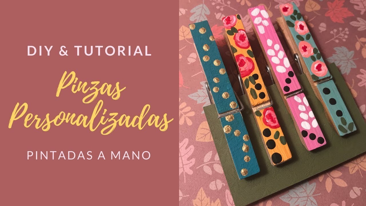 DIY Pinzas de Madera Pintadas | Craft Fair Ideas