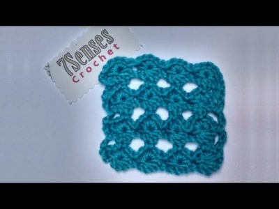 Fantastic crochet stitch type Peruvian - Punto fantástico en crochet, tipo Peruano