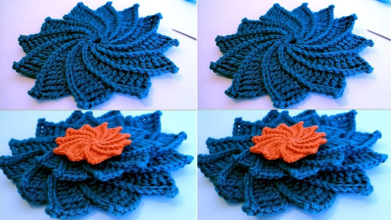 Flores Hermosas Tejidos a Crochet