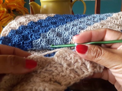 Funda para almohada a crochet en C2C (Parte 3)