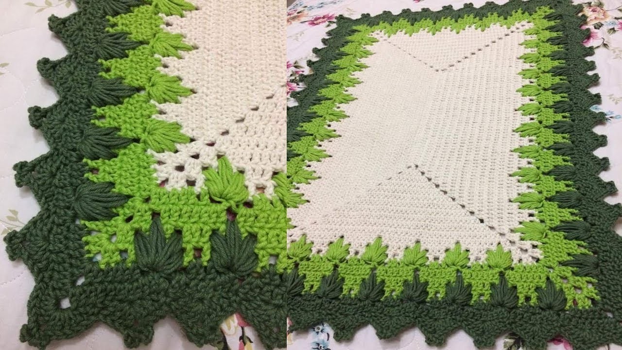 HERMOSO TAPETE DE PISO - TEJIDO A CROCHET