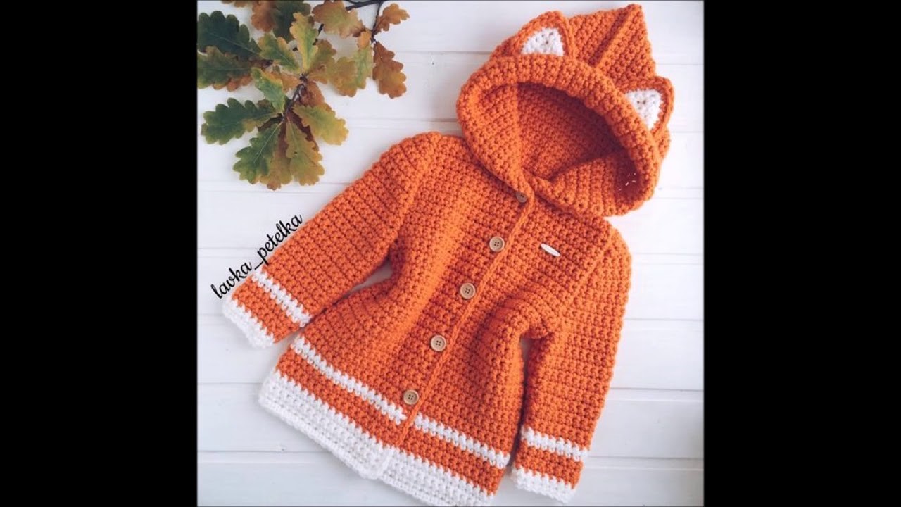Lindos abrigos de crochet para bebé tejidos a mano con ganchillo