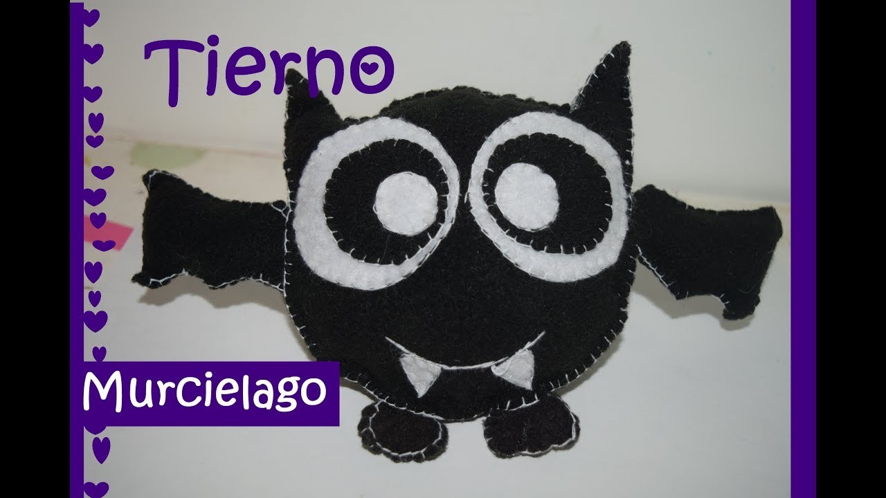 Murciélago Abrazable de Polar -Tutorial - DIY - AnabelMonGar