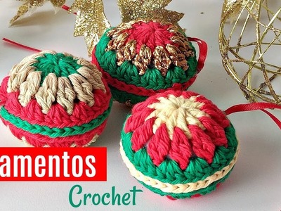 Ornamentos a crochet para navidad 2017