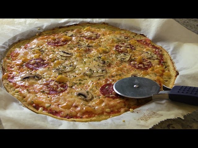 Pizza con Masa de Coliflor Súper Light - Recetas de Cocina