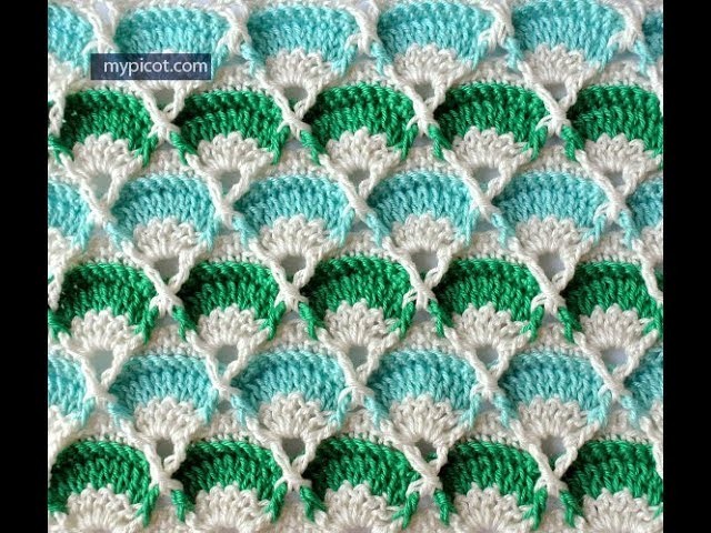 Puntos calados a crochet