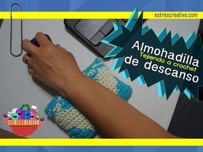 Tapestry Almohadilla para descanso a crochet (TÚNEL CARPIANO)