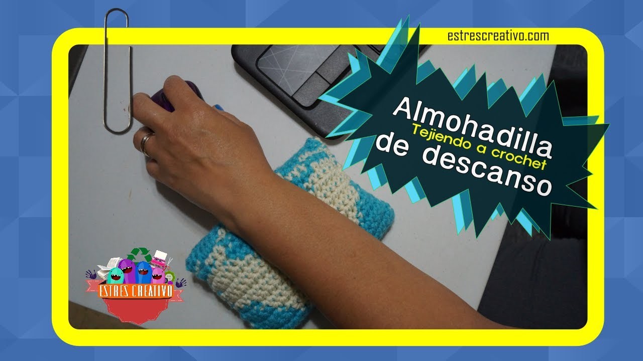 Tapestry Almohadilla para descanso a crochet (TÚNEL CARPIANO)