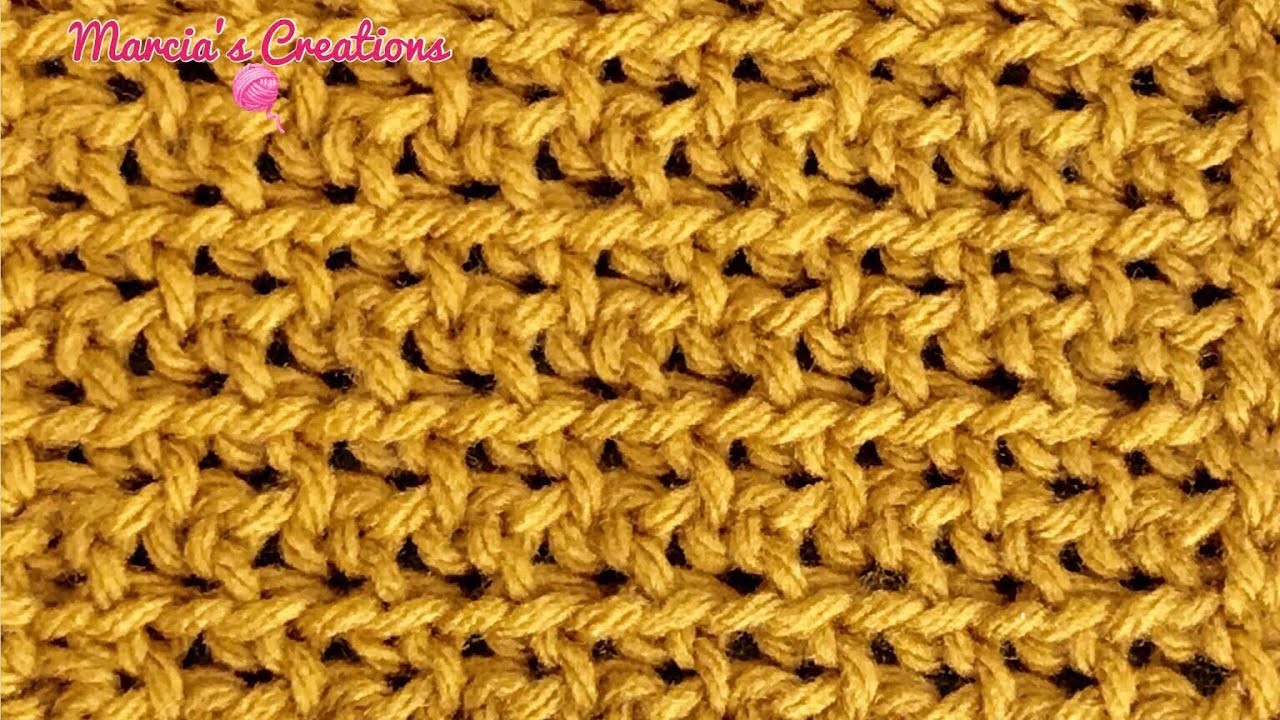 TEJIDOS A CROCHET: Punto Granito. HOW TO CROCHET: Granite