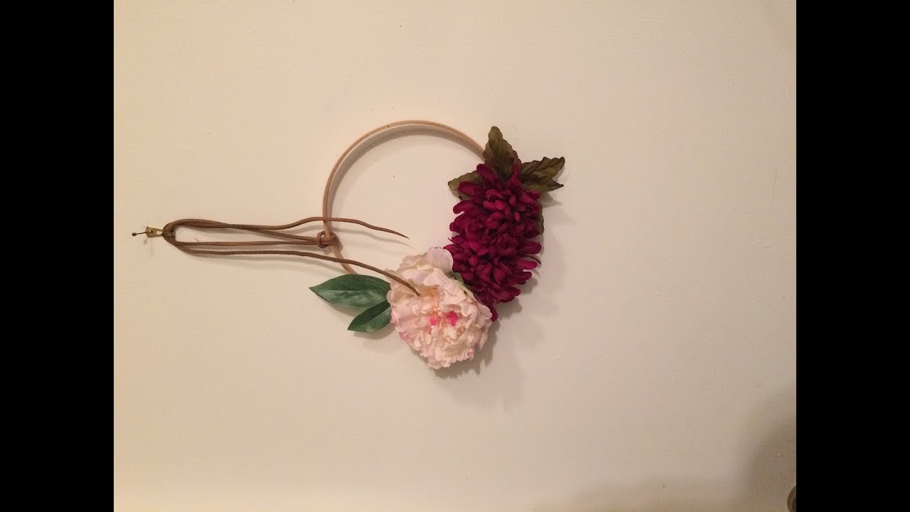 Tutorial para corona de flores Diy flowers wreath