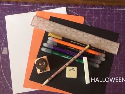 Tutorial para Halloween. Papel Scrap DIY. Manualidades para principiantes.