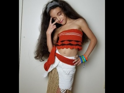 Vestido de Moana a crochet (Falda)
