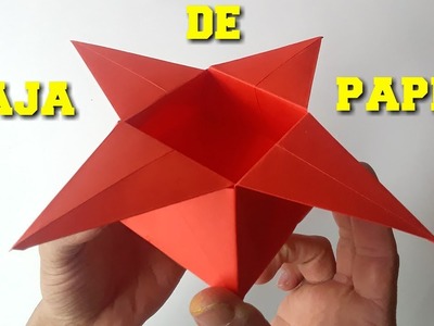 Caja de Papel Estrella- Cajita de Origami