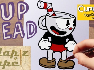 Como dibujar a cuphead. how to draw cuphead