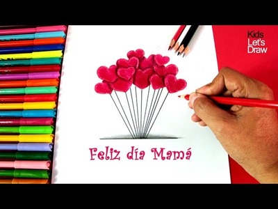 Cómo Dibujar Corazones para el Día De La Madre | How to draw hearts for Mother's Day