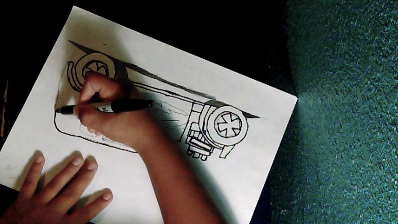 Como dibujar un carro Antiguo