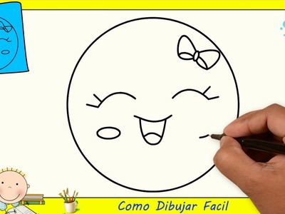 Como dibujar un emoji FACIL paso a paso para niños y principiantes 10
