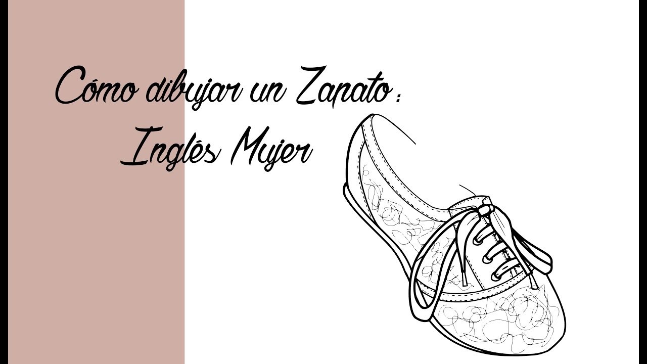 Cómo dibujar un zapato Inglés Señora Tutorial | Español