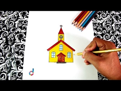 Cómo dibujar una Iglesia | How to Draw a Church