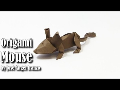 Como fazer um mouse de origami de papel | Cómo hacer un ratón de papel de origami