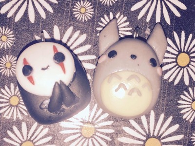 Cómo hacer a Totoro y a Sin Cara | figuritas kawaii | Clau Aravena.