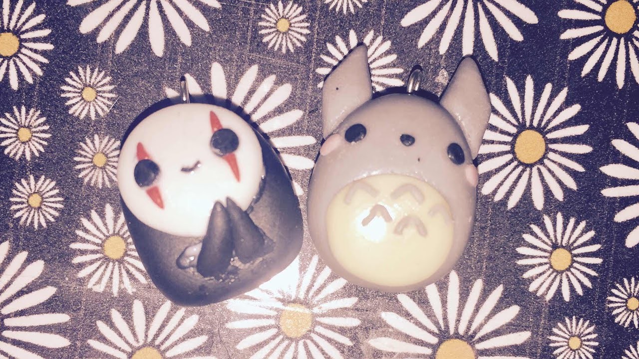 Cómo hacer a Totoro y a Sin Cara | figuritas kawaii | Clau Aravena.