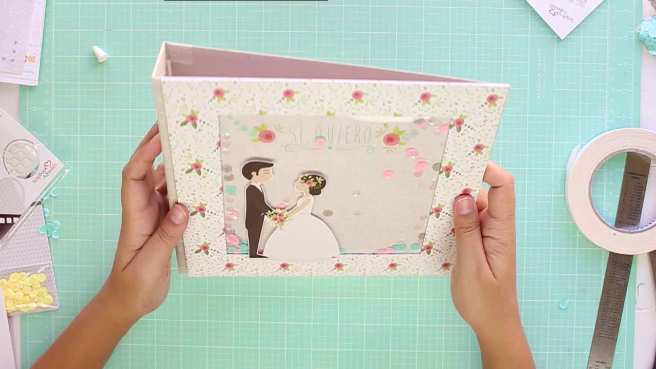 Cómo hacer un álbum de boda con papel scrap