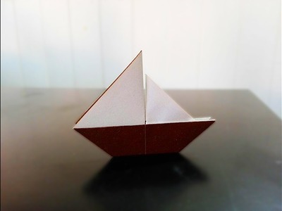 Como hacer un barco velero de origami