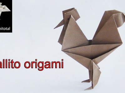 Como hacer un gallito origami
